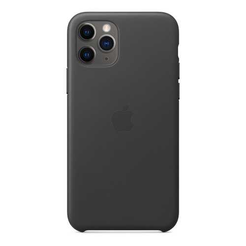 Чехол Apple для iPhone 11 Pro Leather Case - Black в Билайн