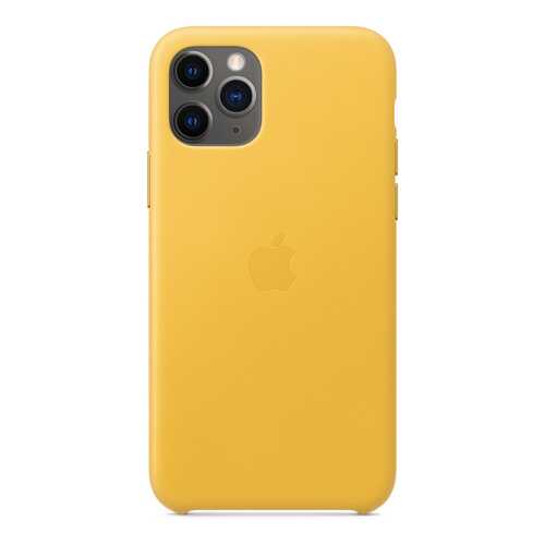 Чехол Apple для iPhone 11 Pro Leather Case - Meyer Lemon в Билайн