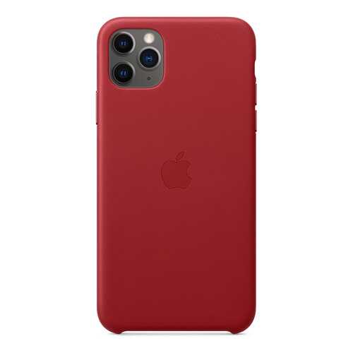 Чехол Apple для iPhone 11 Pro Max Leather Case - (PRODUCT)RED в Билайн