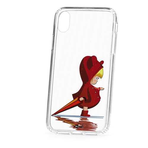 Чехол Apple iPhone XR Kruche Print Девочка с зонтом в Билайн