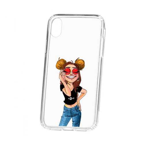 Чехол Apple iPhone XR Kruche Print Smiling в Билайн