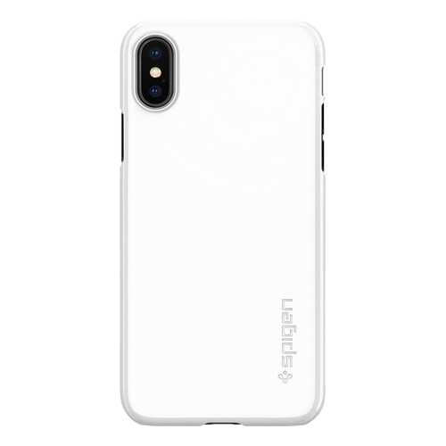 Чехол Apple Spigen Thin Fit для iPhone X White 057CS22112 в Билайн