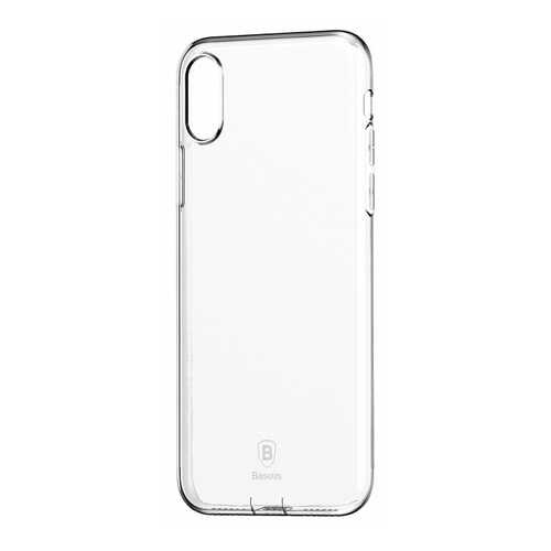 Чехол Baseus Simple Series Case Pluggy (ARAPIPHX-A02) для iPhone X (Transparent) в Билайн