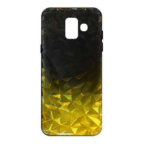 Чехол Crystal Krutoff для Samsung Galaxy A6 (SM-A600) Yellow/Black в Билайн