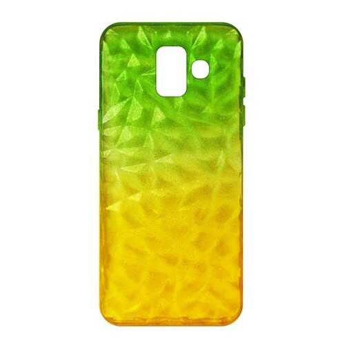 Чехол Crystal Krutoff для Samsung Galaxy A6 (SM-A600) Yellow/Green в Билайн