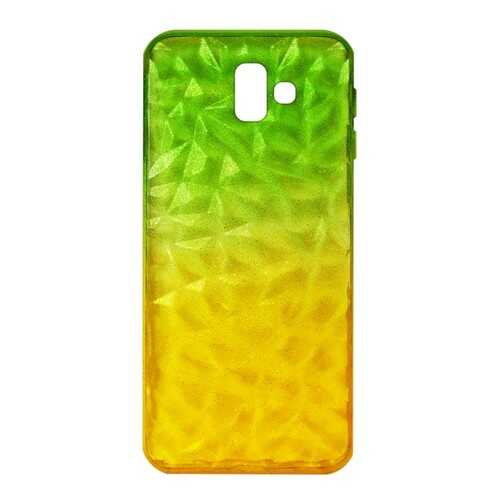 Чехол Crystal Krutoff для Samsung Galaxy J6+ (SM-J610) Yellow/Green в Билайн