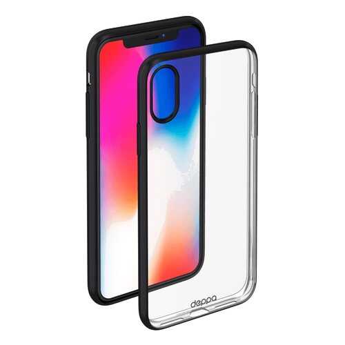 Чехол Deppa Gel Plus Case матовый для Apple iPhone X Black в Билайн