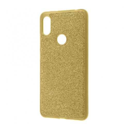 Чехол Fiber Logo для Xiaomi Redmi Note 6 Pro Gold в Билайн