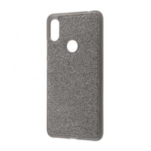 Чехол Fiber Logo для Xiaomi Redmi Note 6 Pro Grey в Билайн