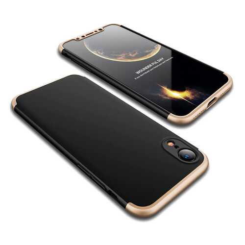 Чехол GKK LikGus для Apple iPhone XR (6.1) Black /Gold в Билайн
