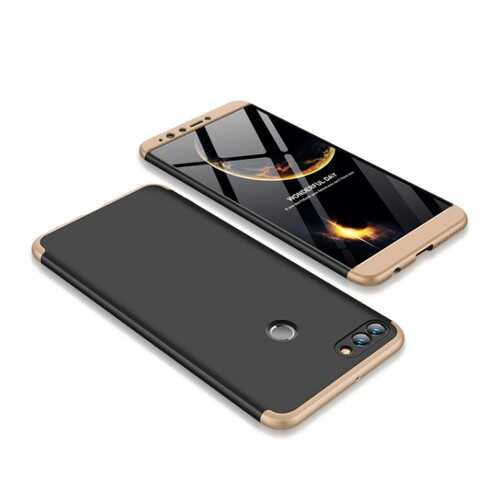 Чехол GKK LikGus для Huawei Y9 (2018)/Enjoy 8 Plus Black/Gold в Билайн