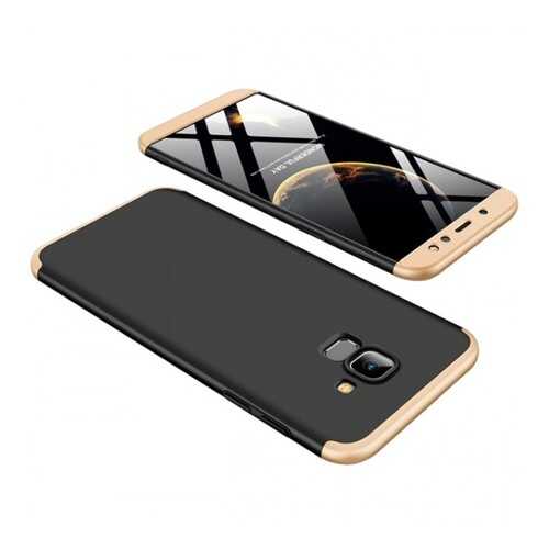 Чехол GKK LikGus для Samsung Galaxy A6 (2018) Black/Gold в Билайн