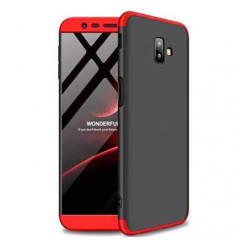 Чехол GKK LikGus для Samsung Galaxy J6+ (2018) (J610F) Black/Red в Билайн