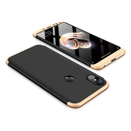 Чехол GKK LikGus для Xiaomi Redmi Note 5 Pro/Note 5 (DC) Black/Gold в Билайн