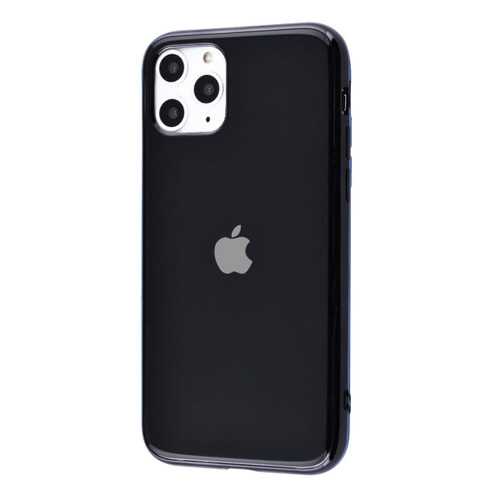 Чехол GLOSSY LOGO для Apple iPhone 11 Pro Black в Билайн