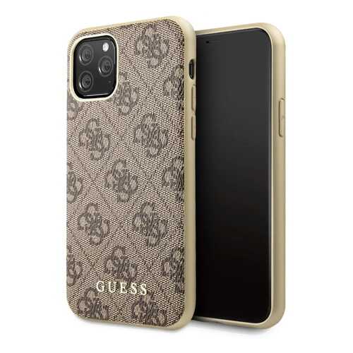 Чехол Guess 4G Collection Hard Brown для Apple iPhone 11 Pro в Билайн