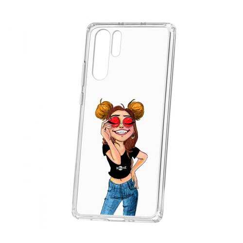 Чехол Huawei P30 Pro Kruche Print Smiling в Билайн