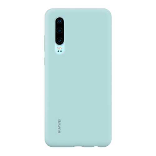 Чехол Huawei Silicon Car Case для Huawei P30 Light Blue в Билайн