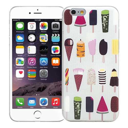 Чехол KAWAI для iPhone 6/6s Ассорти мороженое в Билайн