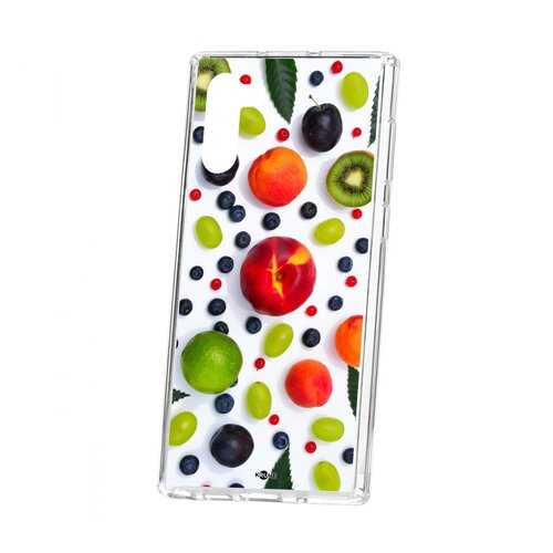 Чехол Kruche Print для Samsung Galaxy Note 10 Fruits в Билайн