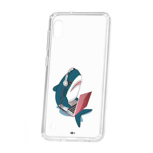 Чехол Kruche Samsung Galaxy A10 2019 Print Акула в Билайн