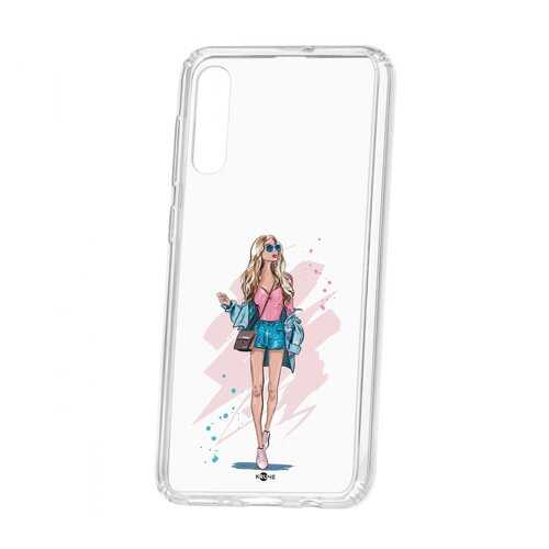 Чехол Kruche Samsung Galaxy A50 2019 Print Fashion Girl в Билайн