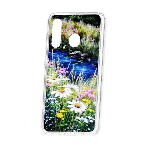 Чехол Kruche Samsung Galaxy A60 2019 Print Ромашки у ручья в Билайн