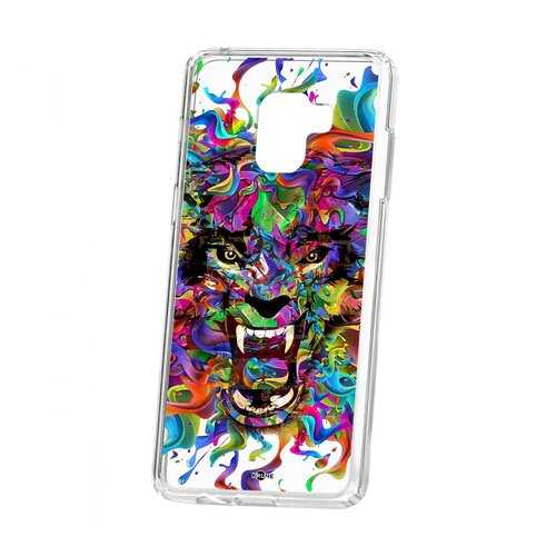 Чехол Kruche Samsung Galaxy A8+ 2018 (A730) Print Colored beast в Билайн