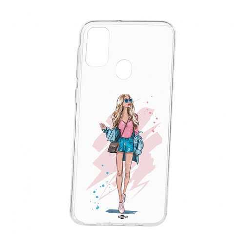 Чехол Kruche Samsung Galaxy M30S Print Fashion Girl в Билайн