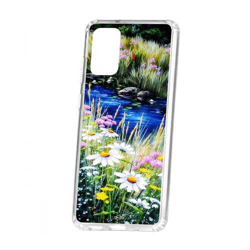 Чехол Kruche Samsung Galaxy S20 Plus Print Ромашки у ручья в Билайн