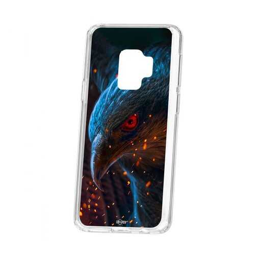 Чехол Kruche Samsung Galaxy S9 Print Орел в Билайн