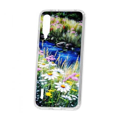 Чехол Kruche Xiaomi Mi A3 Print Ромашки у ручья в Билайн