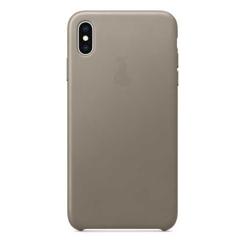 Чехол Leather Case для iPhone XS Max, LCIPXSM-10-TAUP в Билайн