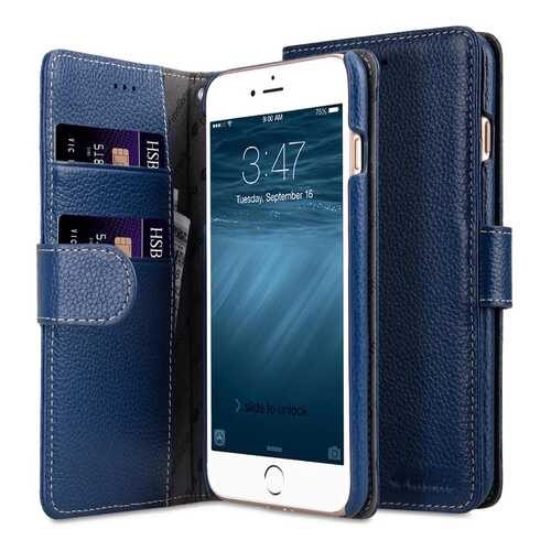 Чехол Melkco для Apple iPhone 7 Plus/8 Plus - Wallet Book Type, Dark Blue в Билайн