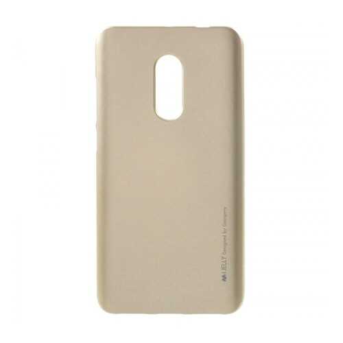 Чехол Mercury iJelly Metal series для Xiaomi Redmi Note 4 (MTK) Gold в Билайн