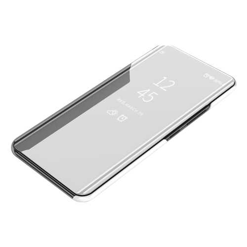 Чехол MyPads для Samsung Galaxy S6 Clear View Cover Silver в Билайн