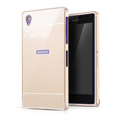 Чехол MyPads для Sony Xperia Z1 (C6903) Gold в Билайн