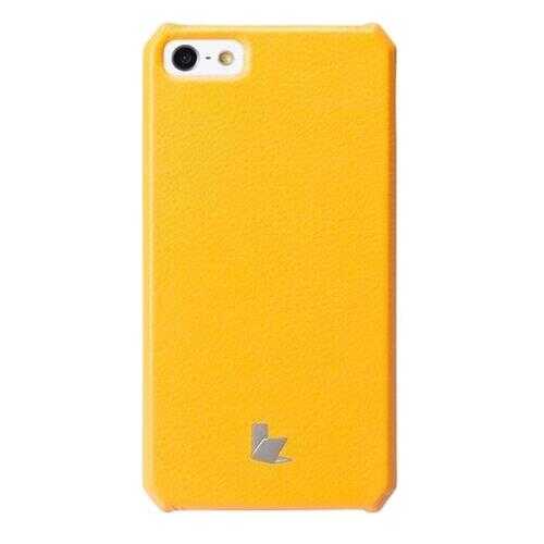 Чехол-накладка Jison Fashion Wallet (JS-IP5-01H80) для iPhone 5/5S/SE (Yellow) в Билайн