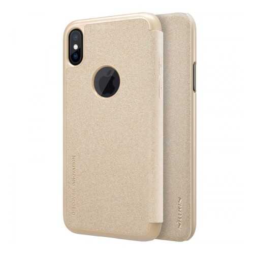 Чехол Nillkin Sparkle Series для Apple iPhoneX/XS Gold в Билайн