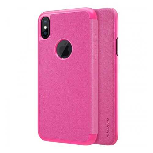 Чехол Nillkin Sparkle Series для Apple iPhoneX/XS Pink в Билайн