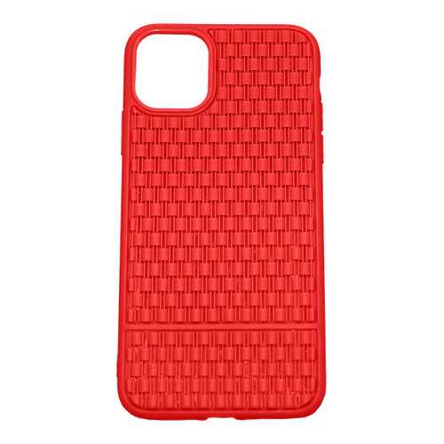 Чехол Плетение для iPhone 11 Pro Red в Билайн