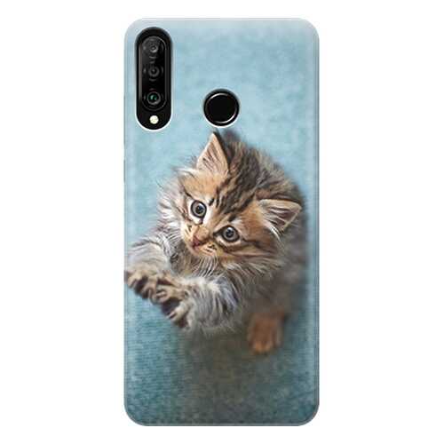 Чехол RE:PA для Huawei P30 Lite / Honor 20S / Honor 20 Lite с принтом Котёнок на голубом в Билайн