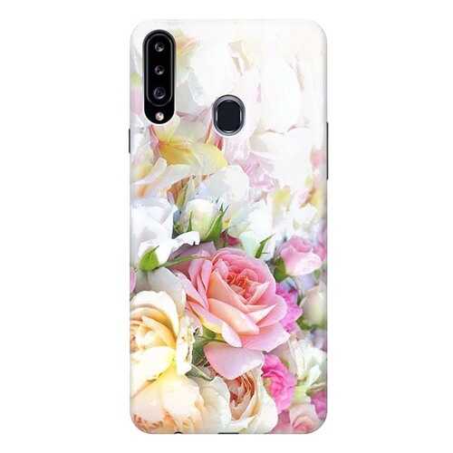 Чехол RE:PA для Samsung Galaxy A20s с принтом Нежные розы в Билайн