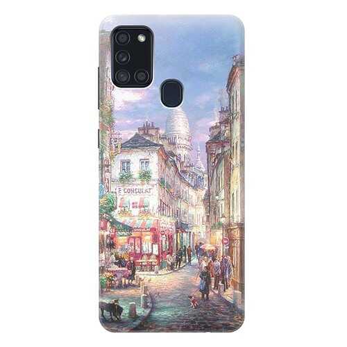 Чехол RE:PA для Samsung Galaxy A21s с принтом Пейзаж Монмартра в Билайн