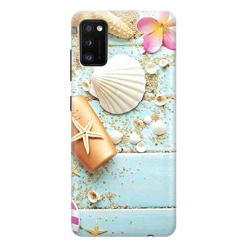Чехол RE:PA для Samsung Galaxy A41 с принтом Пляжный натюрморт в Билайн