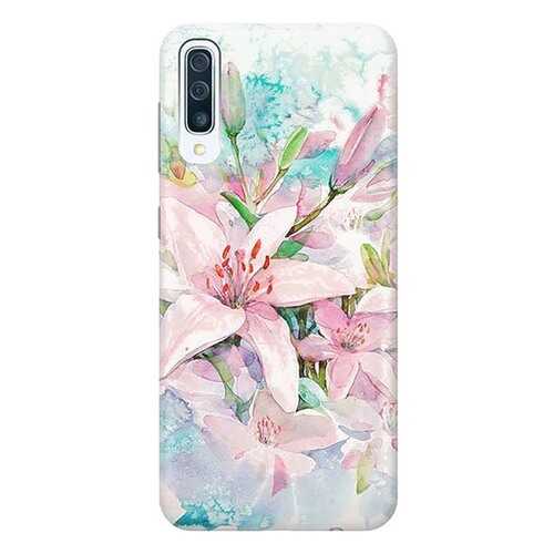 Чехол RE:PA для Samsung Galaxy A50 с принтом Нежные розовые цветы в Билайн