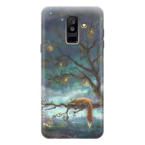 Чехол RE:PA для Samsung Galaxy A6 Plus (2018) A605G с принтом Лиса на дереве в Билайн