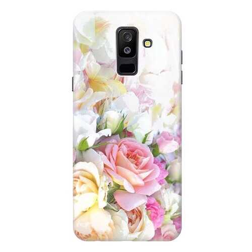 Чехол RE:PA для Samsung Galaxy A6 Plus (2018) A605G с принтом Нежные розы в Билайн