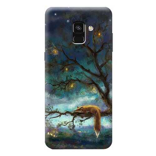 Чехол RE:PA для Samsung Galaxy A8 (2018) SM-A530 с принтом Лиса на дереве в Билайн