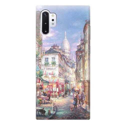 Чехол RE:PA для Samsung Galaxy Note 10+ с принтом Пейзаж Монмартра в Билайн